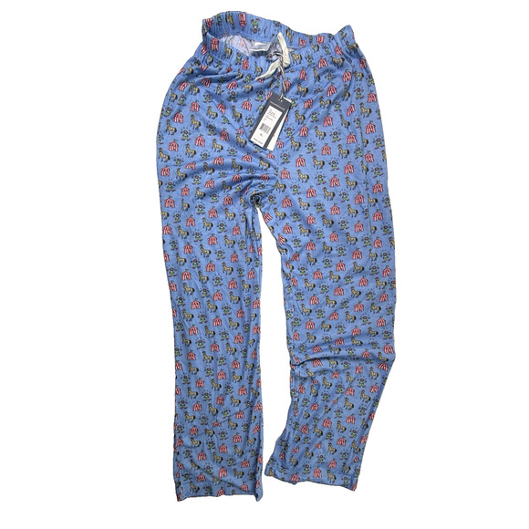 Vineyard Vines Other - NWT Vineyard Vines pajama pants XL big apple circus elephants ocean breeze blue
